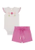 Conjunto de Body e Shorts em Malha Wave Alecrim Menina Kukiê - comprar online