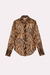 Camisa Seda Leopardo Habano