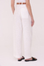 Pantalón Pinzas Lino Off White - tienda online