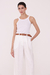 Imagen de Pantalón Pinzas Lino Off White