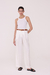 Pantalón Pinzas Lino Off White en internet