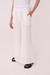 Pantalón Amplio Lino Off White