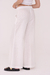 Pantalón Amplio Lino Off White - comprar online