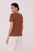 Remera V Azucena Marrón