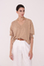 Sweater V Liz Camel