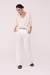 Sweater V Liz Off White - comprar online
