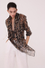 Camisa Seda Leopardo Negra en internet
