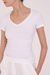 Remera V Gea Blanca - Artículo con descuento sin cambio ni devolución - tienda online