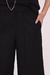 Pantalón Amplio Lino Negro