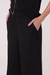 Pantalón Amplio Lino Negro - tienda online