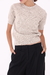 Sweater Coco Manga Corta Avena Melange - tienda online