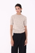 Sweater Coco Manga Corta Avena Melange en internet