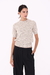 Sweater Coco Manga Corta Avena Melange - comprar online