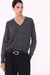 Sweater V Alpes Charcoal - tienda online