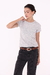 Remera Nogal Gris Melange Claro - tienda online