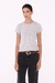 Remera Nogal Gris Melange Claro
