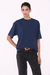 Remera Amplia Nogal Marino - comprar online