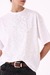 Remera Amplia Nogal Blanca - tienda online