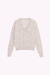 Sweater V Carol Avena Melange - tienda online