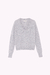 Imagen de Sweater V Carol Gris Melange Claro