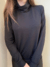 Blusa moletinho gola alta - Preto
