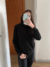 Blusa moletinho gola alta - Preto na internet