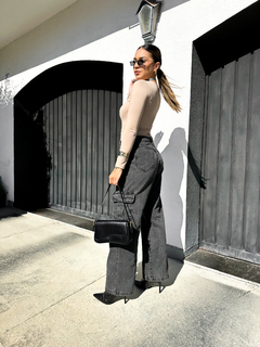Calça Jeans Cargo Estonada