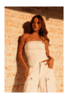Top Barra Assimétrica Branco - comprar online