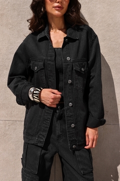 Jaqueta Over Timeless Black - comprar online
