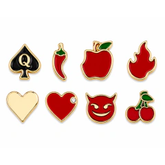 Emoji Metal Dourada Calcinha Personalizável