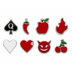 Emoji Metal Prateado Calcinha Personalizável
