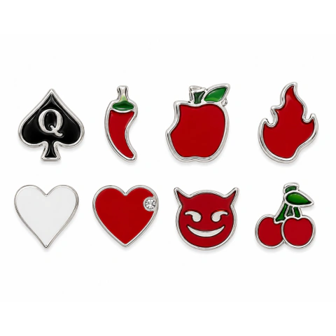 Emoji Metal Prateado Calcinha Personalizável