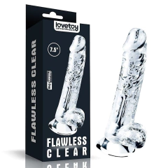 Prótese Transparente - Clear Dildo 7.5 - Lovetoy