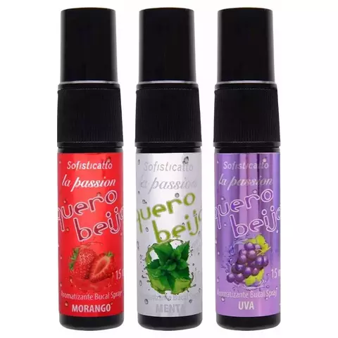 Quero Beijo Aromatizante Bucal Spray 15Ml Sofisticatto - comprar online