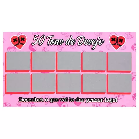 Raspadinha 50 Tons De Desejo Sex Shop Jundiaí - comprar online