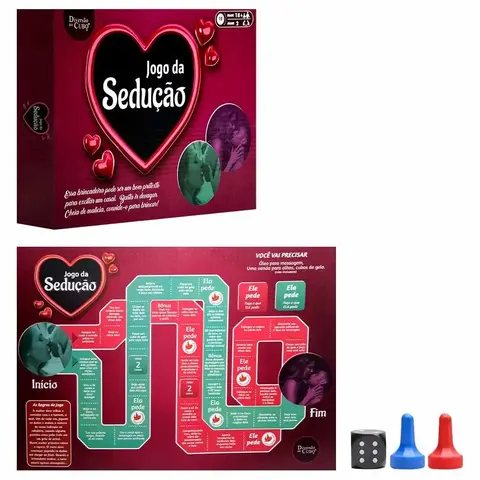 Jogo da Sedução Tabuleiro – Diversão ao Cubo