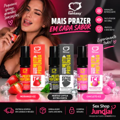 Garganta Muito Mais Profunda Ice Dessensibilizante em Spray Beijável 15ml Sexy Fantasy
