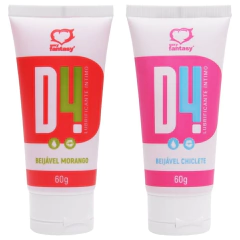 D4 Lubrificante Íntimo Beijável 60G Sexy Fantasy - comprar online