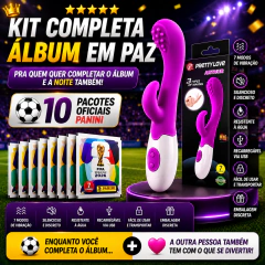 Vibrador Arthur Pretty Love + 10 Pacotes de Figurinhas Copa 2026