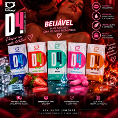 D4 SACHÊ LUBRIFICANTE ÍNTIMO BEIJÁVEL 5G SEXY FANTASY