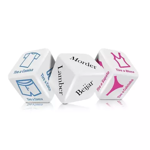 Dado Jogo Strip Tease para Casal com 3 Unidades - comprar online