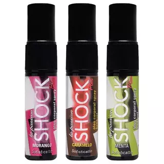 Shock Plus Óleo Eletrizante Beijável Spray 15Ml Sofisticatto