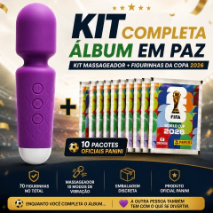 Varinha Mágica Stacy Mini Recarregável + 10 Pacotes de Figurinhas Copa 2026