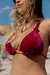 Bikini CADIZ velvet cherry - comprar online