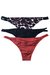 Bikini Malasia Ladrillo tiras con cruce - tienda online