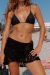 Pareo crochet negro