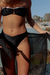 Pareo largo tejido negro - Sugar Swimwear