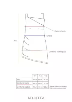 VESTIDO IRREGULAR (NOCORPA133) en internet