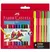 MARCADORES FABER CASTELL X 18 (12 CLASICOS / 2 PASTEL / 4 FLUO)