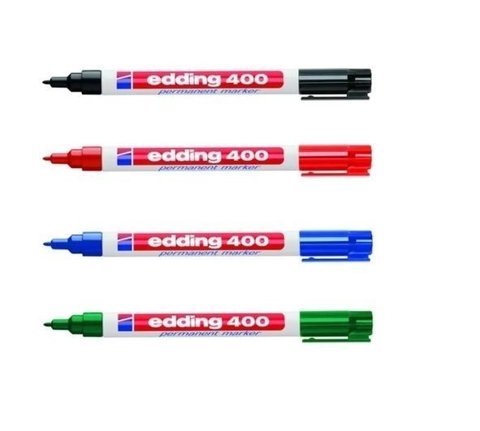 MARCADOR PERMANENTE EDDING 400 TRAZO FINO 1 MM (RECARGABLE)
